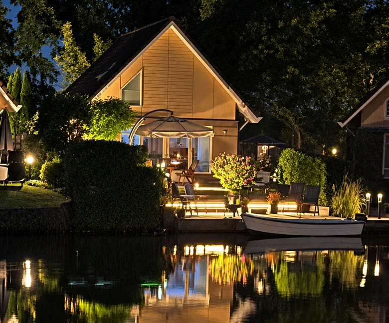 Ferienhaus Ijsselmeer bei Nacht Ferienhaus Ijsselmeer bei Nacht